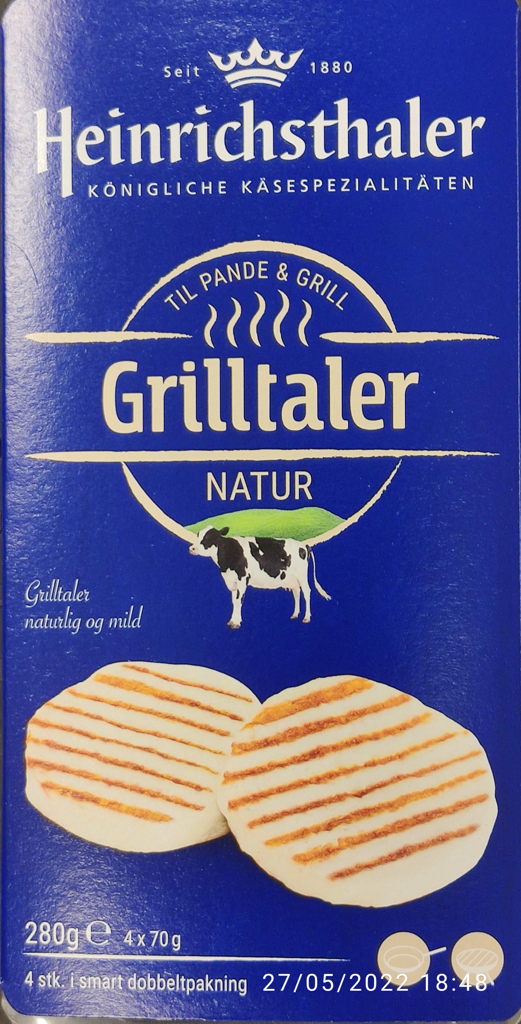 Grillost natur med ost 4x70g Heinrichsthaler - Ost og osteprodukter Fødevarer Vægttab.nu